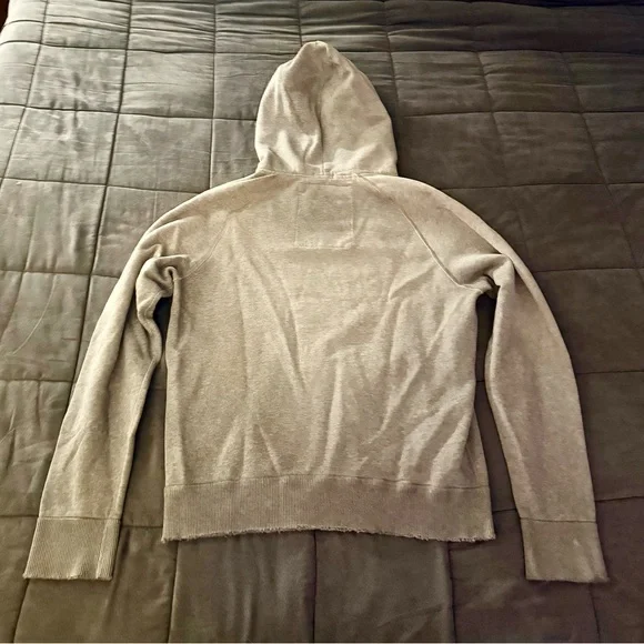 Abercrombie & Fitch Gray Hoodie with Colorful Indian Embroidery Y2K - Picture 6 of 8